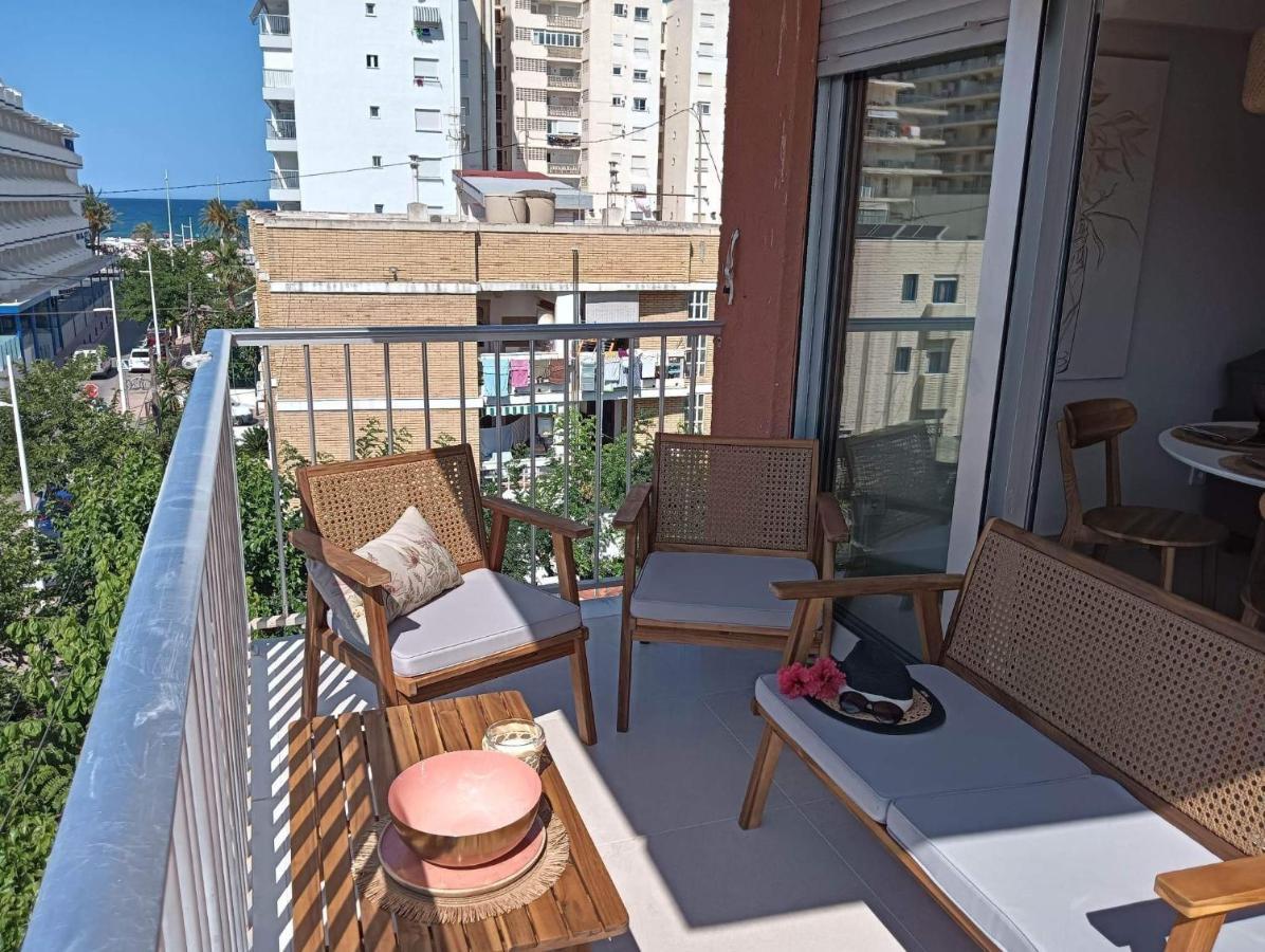 Apartamento Alejandro Gandia Playa Con Vistas Al Mar, Parking! Playa de Gandia Kültér fotó