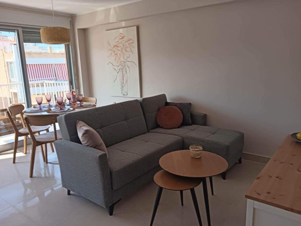 Apartamento Alejandro Gandia Playa Con Vistas Al Mar, Parking! Playa de Gandia Kültér fotó