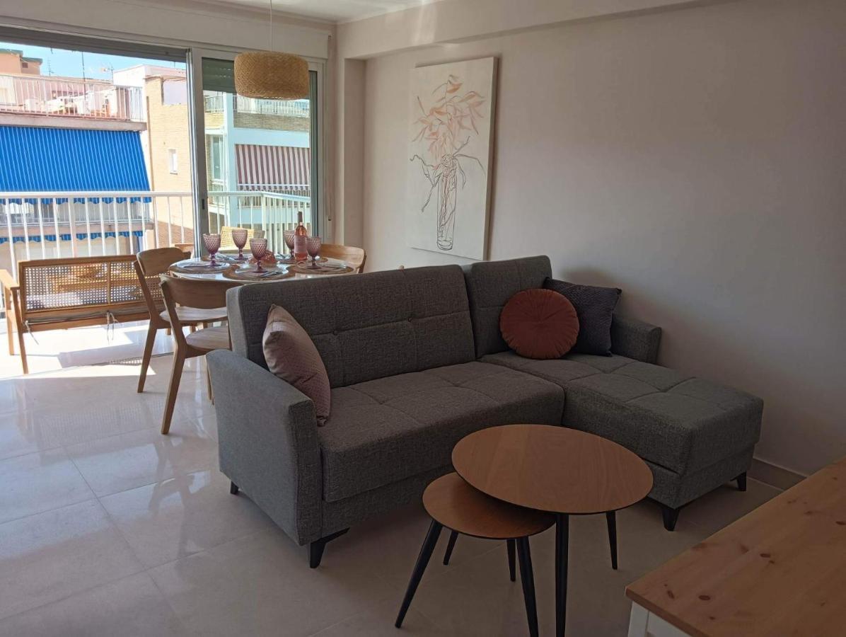 Apartamento Alejandro Gandia Playa Con Vistas Al Mar, Parking! Playa de Gandia Kültér fotó