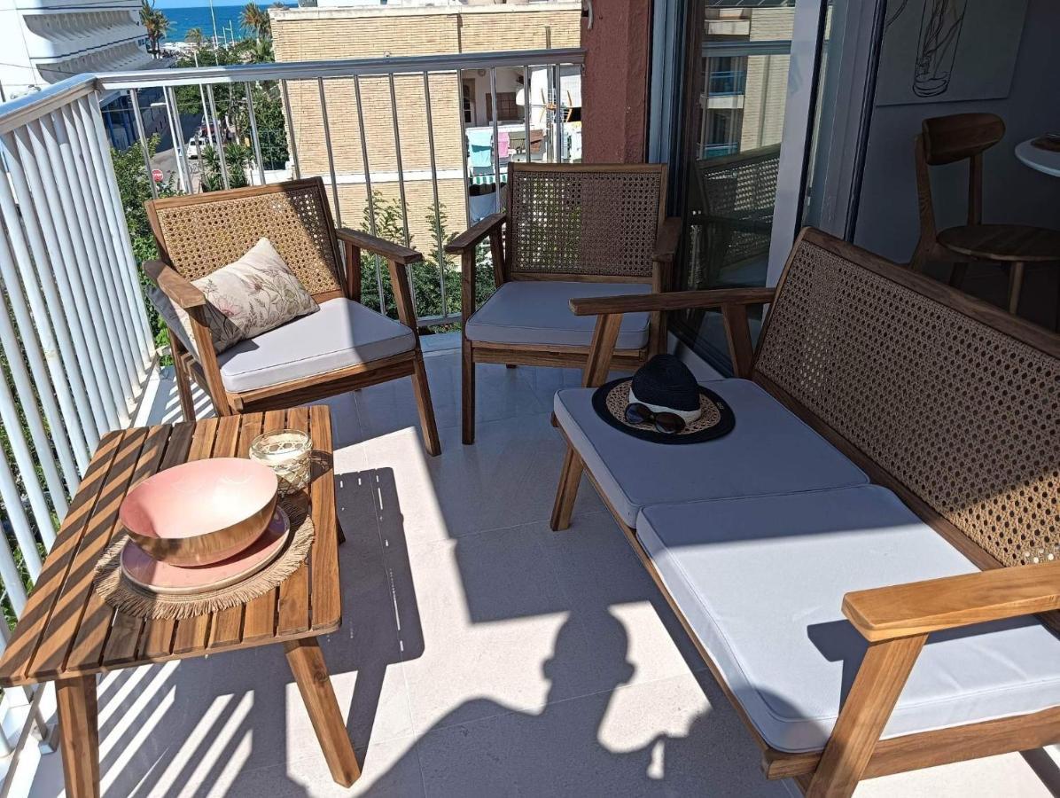 Apartamento Alejandro Gandia Playa Con Vistas Al Mar, Parking! Playa de Gandia Kültér fotó